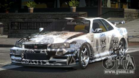 Nissan Skyline R34 Qz7 L8 pour GTA 4