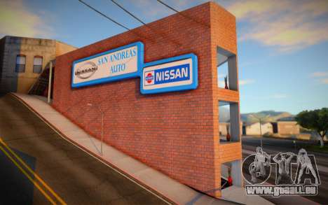 Salon de l’automobile Nissan pour GTA San Andreas