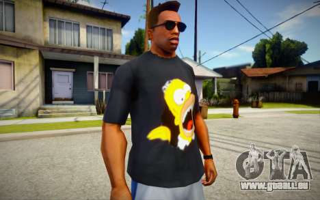 Homer Simpson T-Shirt pour GTA San Andreas