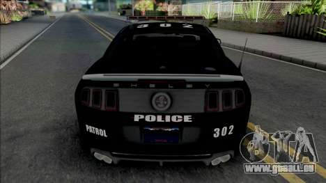 Ford Mustang Shelby GT500 Police für GTA San Andreas