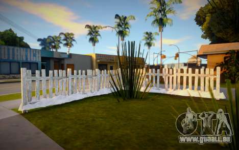 Winter Fence Wood 2 pour GTA San Andreas