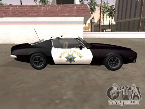 Pontiac Firebird 1970 California Highway Patrol für GTA San Andreas