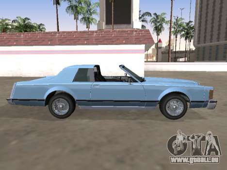 Vierge Continental Targa Version 1 pour GTA San Andreas