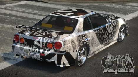 Nissan Skyline R34 Qz7 L8 pour GTA 4