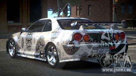 Nissan Skyline R34 Qz7 L8 pour GTA 4