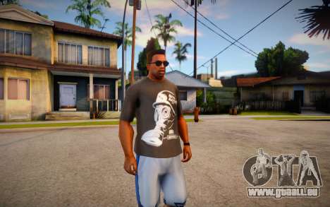 T-shirt with gas mask für GTA San Andreas