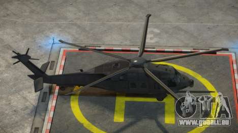 1975 Sikorsky UH-60 Black Hawk pour GTA 4