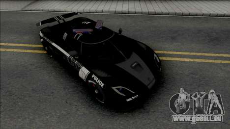 Koenigsegg Agera R Police from NFS Rivals pour GTA San Andreas
