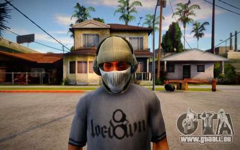 Phantom Mask For CJ für GTA San Andreas