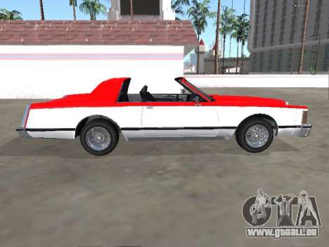 Vierge Continental Targa Version 2 pour GTA San Andreas