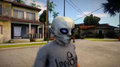 BULLY SE Alien Mask For CJ pour GTA San Andreas