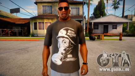 T-shirt with gas mask für GTA San Andreas