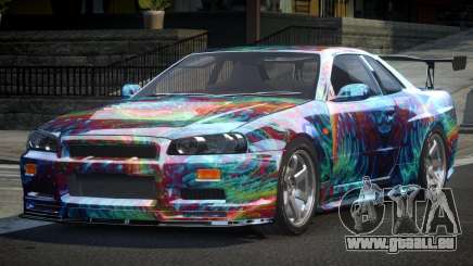 Nissan Skyline R34 BS U-Style PJ1 pour GTA 4