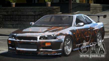 Nissan Skyline R34 BS U-Style PJ7 pour GTA 4