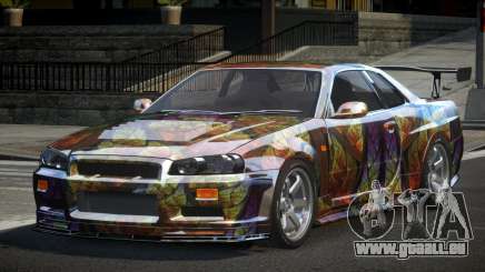 Nissan Skyline R34 BS U-Style PJ8 pour GTA 4