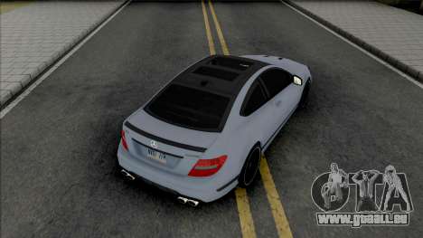 Mercedes-Benz C63 AMG Edition 2014 (SA Lights) pour GTA San Andreas