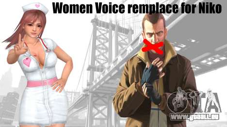 Female Voice remplace for Niko pour GTA 4
