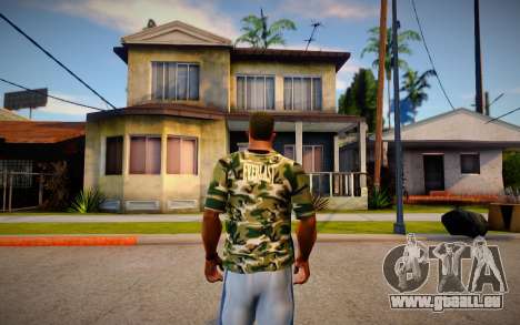 Camouflage T-shirt pour GTA San Andreas
