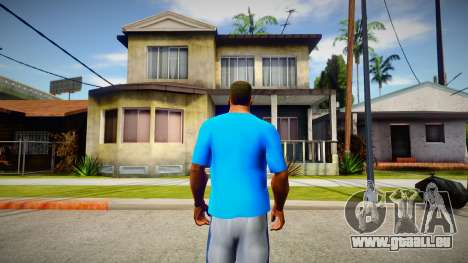 Blue t-shirt pour GTA San Andreas