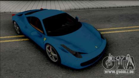 Ferrari 458 Italia [Fixed] für GTA San Andreas