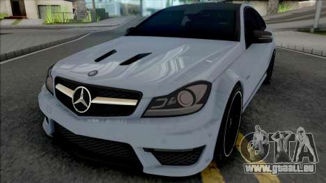 Mercedes-Benz C63 AMG Edition 2014 (SA Lights) für GTA San Andreas