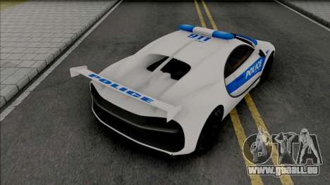 Bugatti Chiron Police für GTA San Andreas