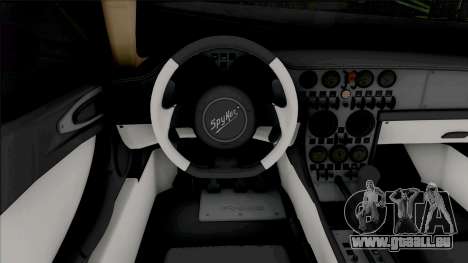 Spyker C8 Preliator 2017 (IVF Lights) pour GTA San Andreas