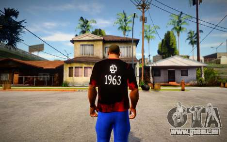 T-shirt Till Lindemann 50 für GTA San Andreas
