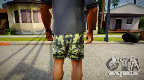 Camouflage shorts pour GTA San Andreas