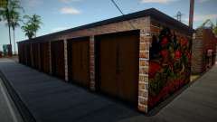 New garage (good textures) für GTA San Andreas