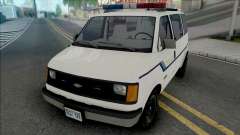 Chevy Astro 1988 Fort Carson Police Department pour GTA San Andreas