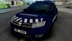 Dacia Logan 2018 Jandarmerie für GTA San Andreas