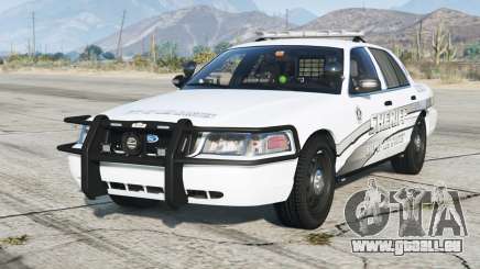 Ford Crown Victoria P71 Police Interceptor 2011〡Sheriff K-9 Unit [ELS]〡red & blue emergency lights pour GTA 5