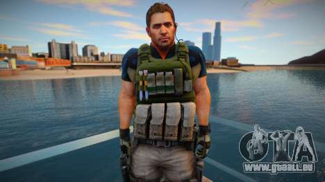 Chris Redfield from Resident Evil 6 Skin für GTA San Andreas