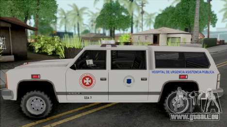 Rancher 90s Chilean Ambulance für GTA San Andreas