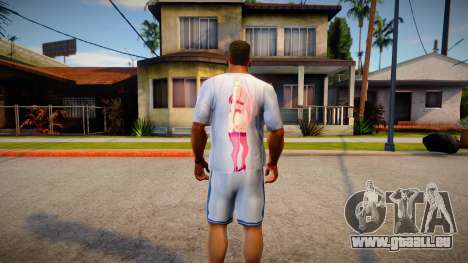 I Love Zerotwo Shirt For CJ Original pour GTA San Andreas