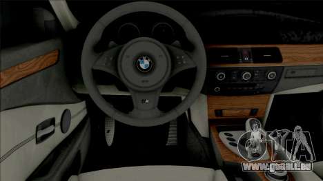 BMW M5 E60 2009 (SA Lights) pour GTA San Andreas