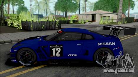 Nissan GT-R GT3 für GTA San Andreas