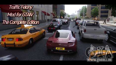 Traffic Felony Mod for GTAIV für GTA 4