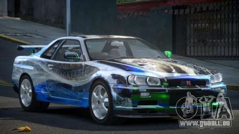 Nissan Skyline PSI R34 US S9 für GTA 4