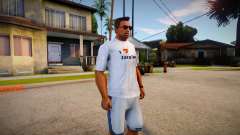 I Love Zerotwo Shirt For CJ Original für GTA San Andreas
