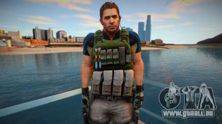 Chris Redfield from Resident Evil 6 Skin pour GTA San Andreas