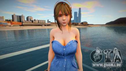 Misaki Denim Dress Skin für GTA San Andreas
