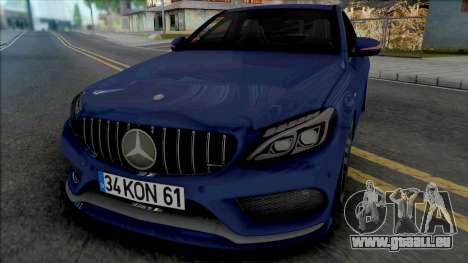 Mercedes-Benz C200 W205 AMG pour GTA San Andreas