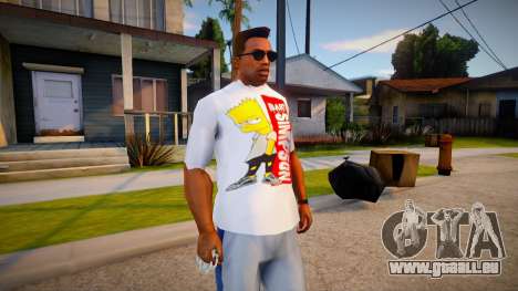 New T-Shirt - tshirtwhite pour GTA San Andreas