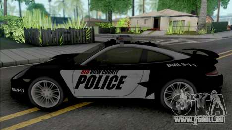 Porsche 911 Turbo 2014 Police für GTA San Andreas