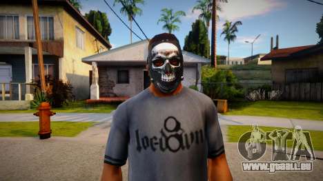 Maske mit Schädel für GTA San Andreas