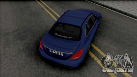 Mercedes-Benz C200 W205 AMG pour GTA San Andreas