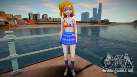 Kousaka Honoka - Love Live - shirtless pour GTA San Andreas