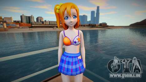 Kousaka Honoka - Love Live - shirtless für GTA San Andreas